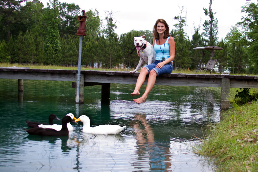 Jeri, Bailey & the ducks