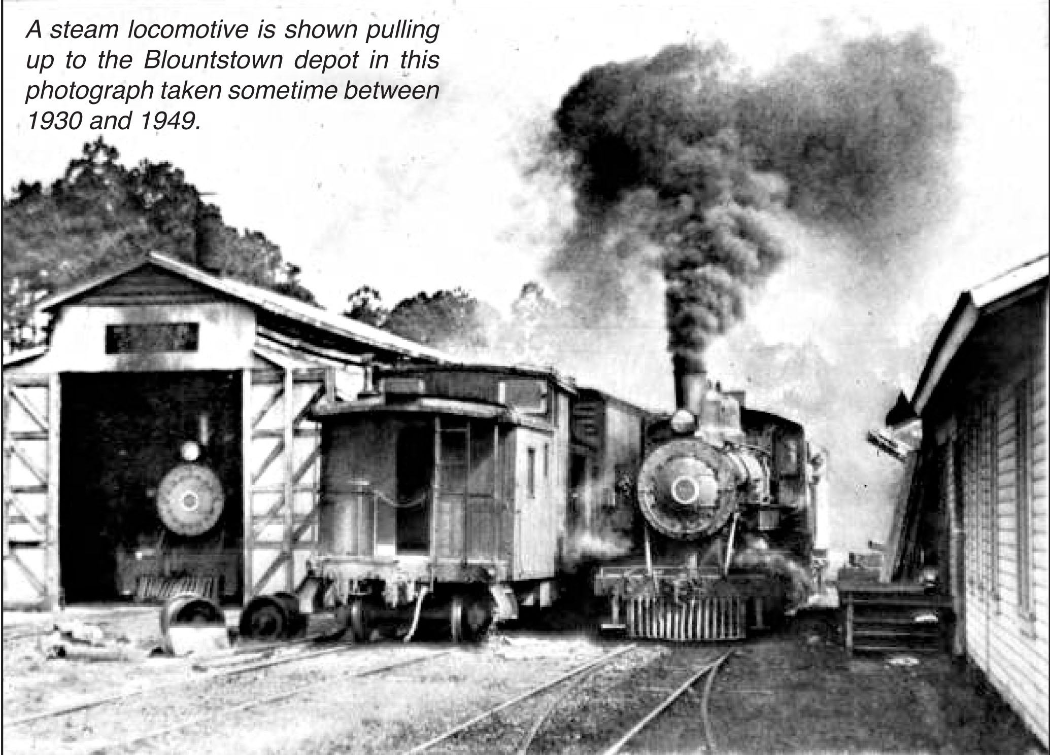 Engine 444 was the last steam on the M&B Railroad