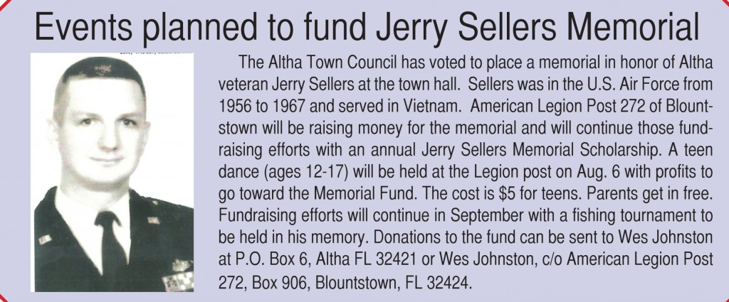 Jerry Sellers memorial