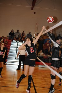 Lady Tigers beat Lady Wildcats in four set volleyball action Oct. 20