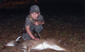 Brock Sykes kills 1st deer of doe season