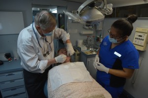 Dentists volunteer their skills to help local patients in need of care