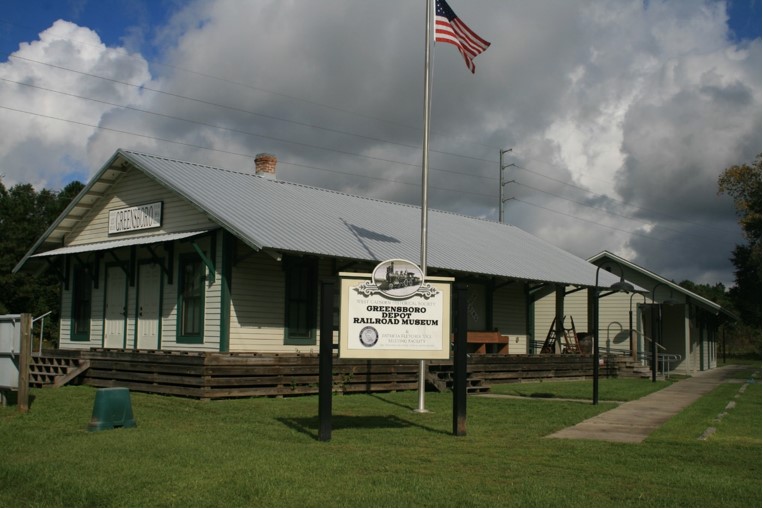 Florida Historical Marker at Greensboro Depot RR Museum